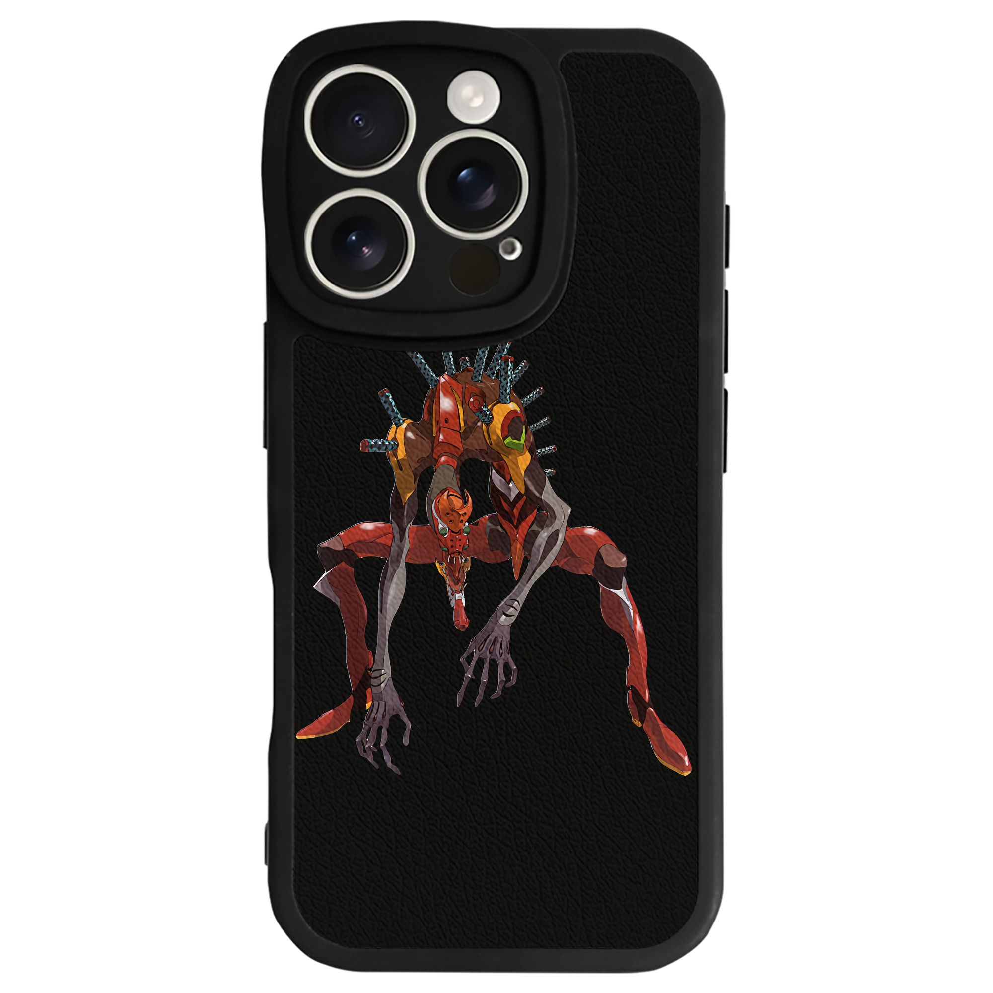 （画像用） EVA 新世紀エヴァンゲリオン 【iPhone 16シリーズ対応】シリコンスマホケース（レザー調） 材質：シリコン